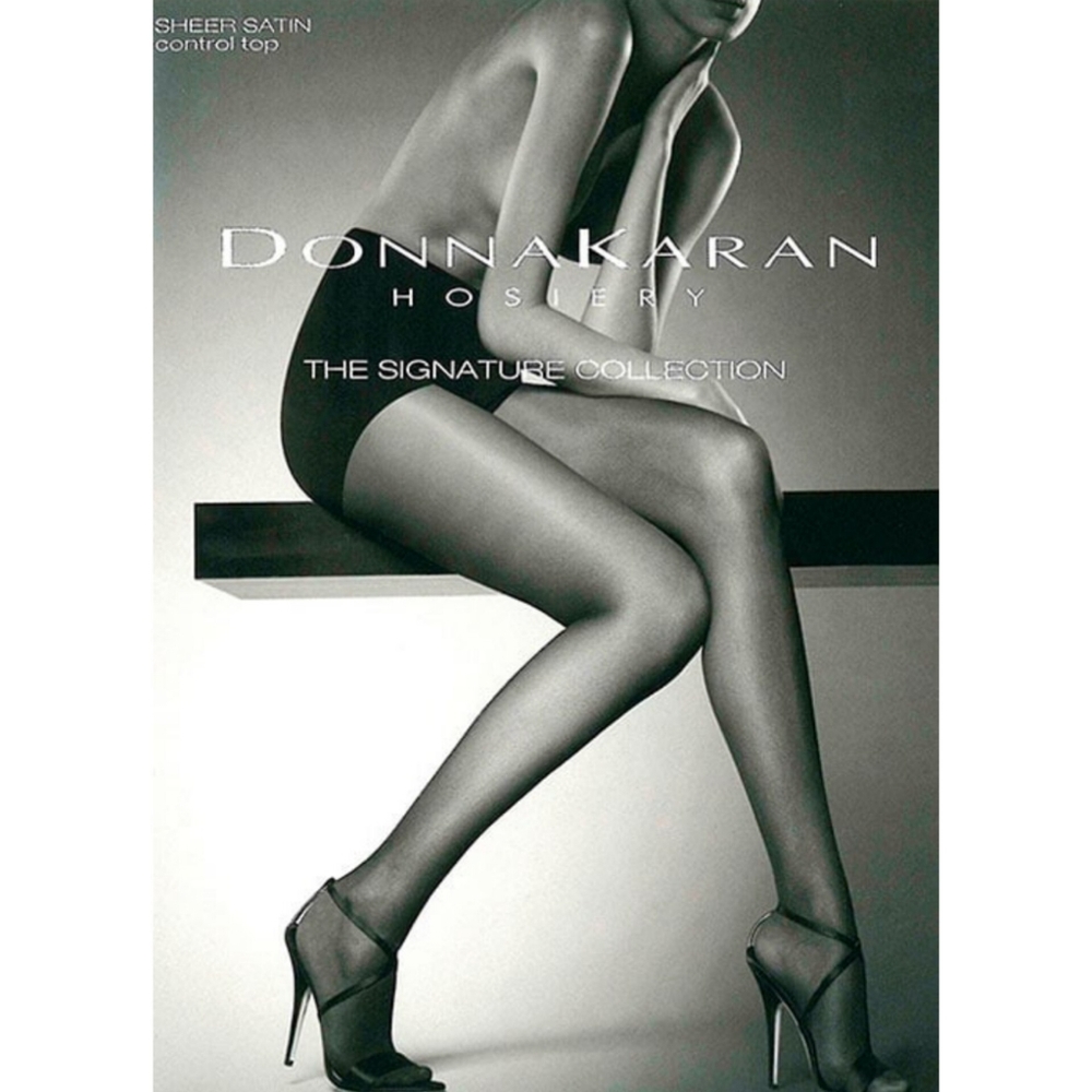 Donna Karan Sheer Satin Hosiery Signature Collection Sheer Satin Pantyhose